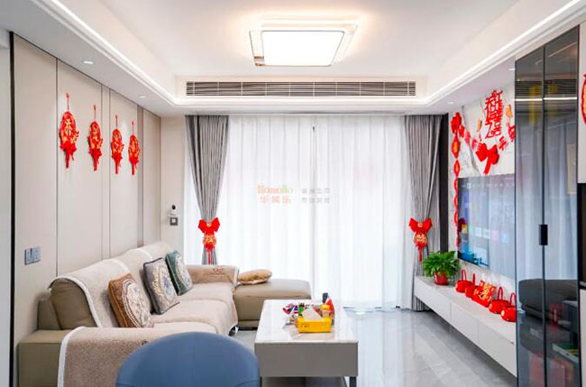 93㎡三居現(xiàn)代風(fēng)，通透明亮的實(shí)用型雅居